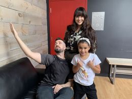 Pietra Castro, Julian LeBlanc, and Athena Russell