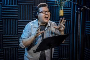 John Mondelli in the studio