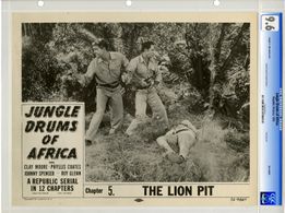 Clayton Moore, Phyllis Coates, and Johnny Sands in Jungle Drums of Africa (1953)