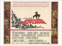 Edward G. Robinson, James Stewart, Sal Mineo, Karl Malden, Ricardo Montalban, Richard Widmark, Dolores del Rio, Carroll 