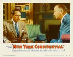 Broderick Crawford and J. Carrol Naish in New York Confidential (1955)