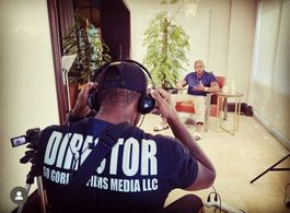 Documentary shoot, interview day