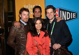 America Ferrera, Ryan Piers Williams, Kwesi Collisson, and Pedro Gómez Millán