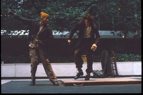 Tommy Davidson and Savion Glover in Bamboozled (2000)