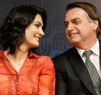 Michelle Bolsonaro and Jair Bolsonaro