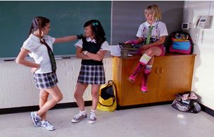 Monica Anne Parales and Mandy Rain in School Gyrls (2009)