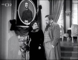 Jan Werich and Stella Zázvorková in The Bear (1961)