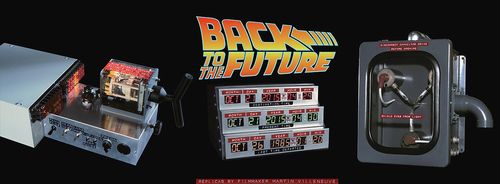 Replica of the flux capacitor and time circuits from 