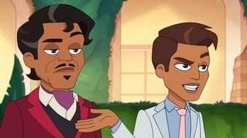 Still of Anthony Mendez and Diego Tinoco in Hailey's on It!