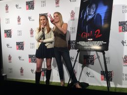 Actresses Katy Yoder and Mia Faith at Dances With Films