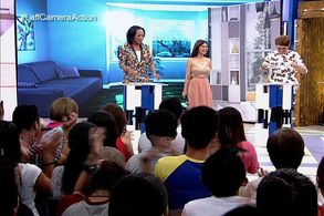 Sheena Halili, Michelle O'Bombshell, and Petti in Laff Camera Action (2016)