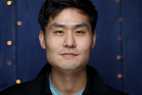 Edson Oda at an event for Nine Days (2020)