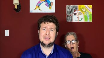 Kate Benton and Hank Doughan in Pandemic Pillow Talk (2022)