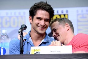 Tyler Posey and Jeff Davis at an event for Teen Wolf (2011)