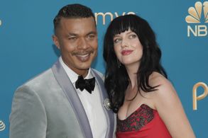 Ismael Cruz Cordova and Markella Kavenagh at an event for The 74th Primetime Emmy Awards (2022)