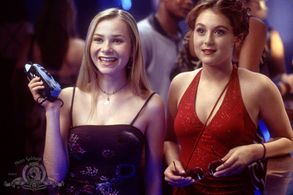 Mika Boorem and Alexa PenaVega in Sleepover (2004)
