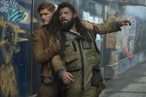 Adrian Collins and Adam Hugill in The Watch (2020)