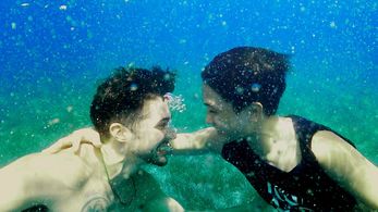 Nico Locco and Gold Azeron in Love at the End of the World (2021)