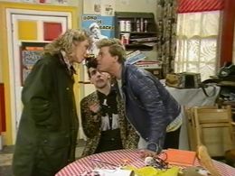 Nick Staverson, Tessa Morton, and Paul Zenon in No 73 (1982)