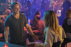 Billy Magnussen and Meghann Fahy in The Bold Type (2017)