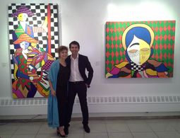 Marisol Carrere with International Artist Vianny.