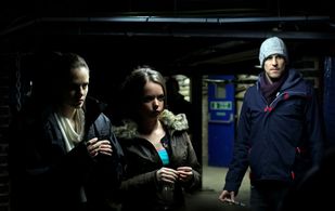 On set for Storage - Three Mills Studios London