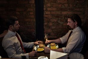 Production Still - Dino's Bar 'n' Kill with Ade Dimberline & Zak Henry