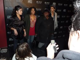 Stephanie Andujar, Amina Robinson, Gabby Sidibe, Barrett Mindel Kenneth Cole Black Party