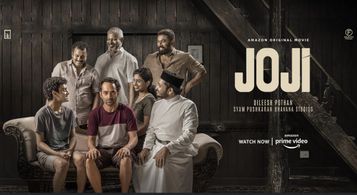 Alex Alister, Pn Sunny, Joji Mundakayam, Fahadh Faasil, Baburaj, Basil Joseph, and Unnimaya Prasad in Joji (2021)