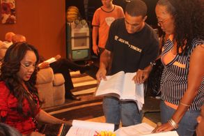 Vivica A. Fox and Jeremy Mack