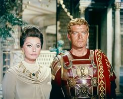 Sophia Loren and Stephen Boyd in The Fall of the Roman Empire (1964)