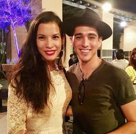 Kyle Kittredge and Danay Garcia (Fear the Walking Dead) attend the 2016 Cross Cultural Video Summit held at Walt Disney 