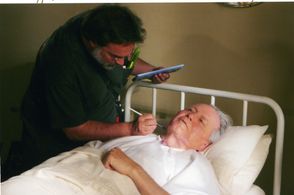 Touch up on Jon Voight as Pope John Paul II.