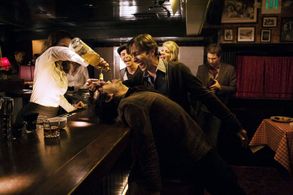 Eric McCormack, Monica Potter, Geoffrey Arend, Tom Cavanagh, and Mike Damus in Trust Me (2009)