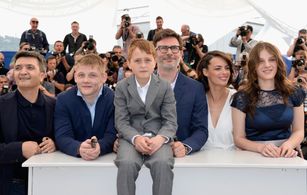 Bérénice Bejo, Michel Hazanavicius, Thomas Langmann, Maksim Emelyanov, Abdul Khalim Mamutsiev, and Zukhra Duishvili at a