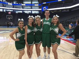 Ashley Heimbach and Breeona Cox on set of 'Ballbuster'