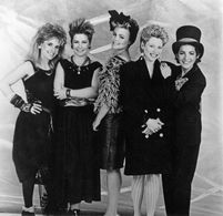 Jane Wiedlin, Charlotte Caffey, Belinda Carlisle, Gina Schock, and Kathy Valentine