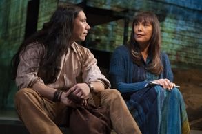 Manahatta by Mary Kathryn Nagle Steve Flores and Carla Rae at Yale Repertory Theatre