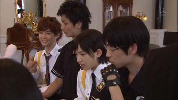Shunsuke Daitô, Haruna Kawaguchi, Masaya Nakamura, and Yûdai Chiba in Ouran High School Host Club (2011)