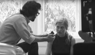 George Lucas and Maggie McOmie in THX 1138 (1971)