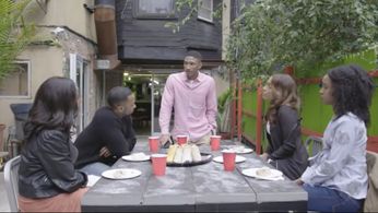 Still of Verina Banks, Ebony Obsidian, Natalie Jacobs, Jordan Barton and Bradley Clark in Tough Love