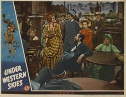 Noah Beery Jr., Gladys Blake, Jennifer Holt, Jack Kenny, Martha O'Driscoll, and Edna May Wonacott in Under Western Skies