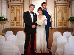 Nigel Havers, Elisabeth Sladen, and David Tennant in The Sarah Jane Adventures (2007)