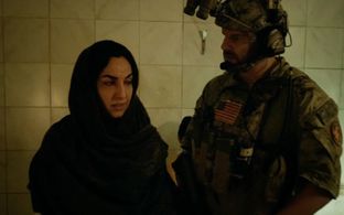 Still of Samira Izadi and David Boreanaz in SEAL Team and Pattern of Life