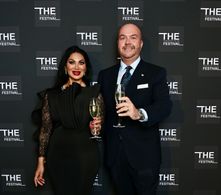 Jonathan Sothcott and Jeanine Nerissa Sothcott at The Hidden Film Festival