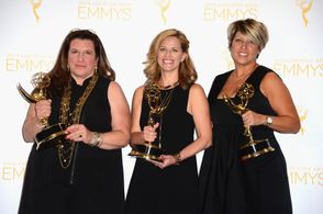 Alexa L. Fogel and Christine Kromer at an event for 2014 Primetime Creative Arts Emmy Awards (2014)
