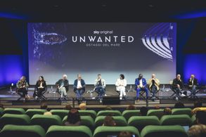 Sascha Rosemann speaking at the press conference for 