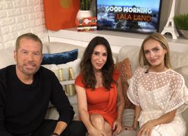 On the set of La La Land.