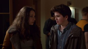 Theo Stevenson and Lucy Carless in Humans (2015)