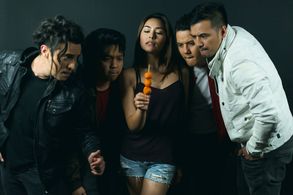 PARD, Antonio Aquitania, Boy 2 Quizon, RJ Padilla, Roadfill, and Gwen Zamora in Kwek Kwek (2014)